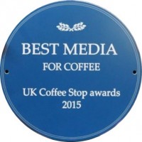 The Best Media For Coffee Award at the UK Coffee Stops Award for 2015.