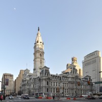 Philadelphia's magnificent City Hall on a sunny March afternoon.
