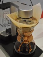 The Ottomatic automatic Chemex pour-over maker at this year's London Coffee Festival