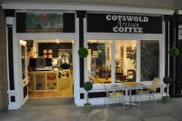The exterior of Cotswold Artisan Coffee on Bishop's Walk in Cirencester.