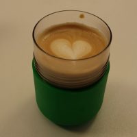 Latte Art in my 8 oz Smart Cup from Frank Green at 6/8 Kafe in Birmingham