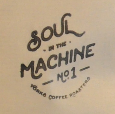 Detail from the front of the packaging of one of the bags of Yorks Coffee Roasters coffee.