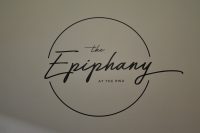 The logo of The Epiphany, a speciality coffee shop at the RWA in Bristol.