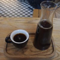 A batch-brew of a beautiful Ethiopian Ardi naturally-processed coffee, served at The Watch House on Bermondsey Street, London.