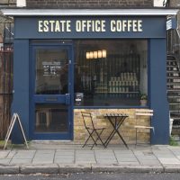 Estate Office Coffee in Streatham, as seen from directly across the road.