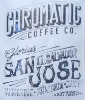 A bag of Chromatic Coffee's Gloria from San Jose, El Salvador, the very first farm that Chromatic worked with.