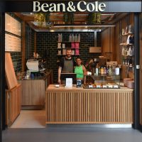 A head-on view of the Bean & Cole stall in the new Chester Market.