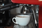 Espresso in a cup.
