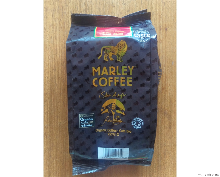 ... as well as a bag of Marley Coffee.
