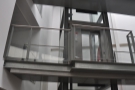 The lift runs all the way from the basement to the third flloor at the top of the building.