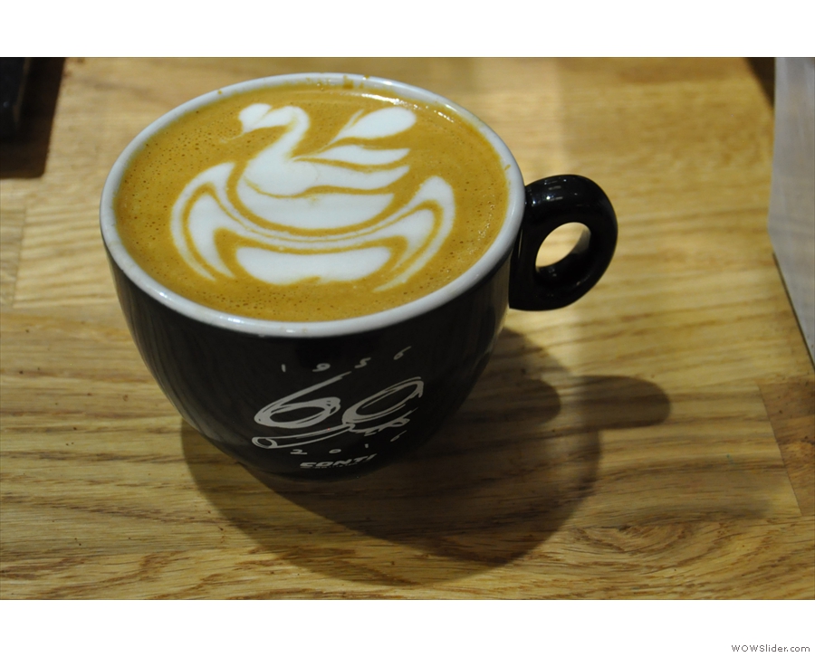 Ladies and gentlemen, may I present Dhan Tamang's latte art swan?