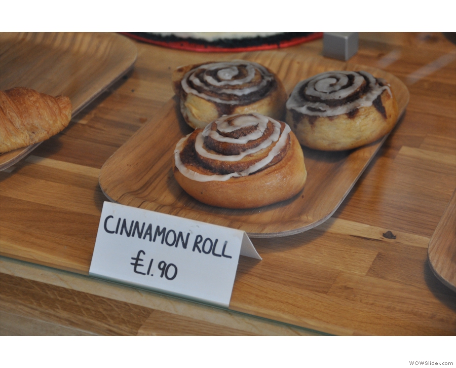 The cinnamon rolls looked particularly tempting...
