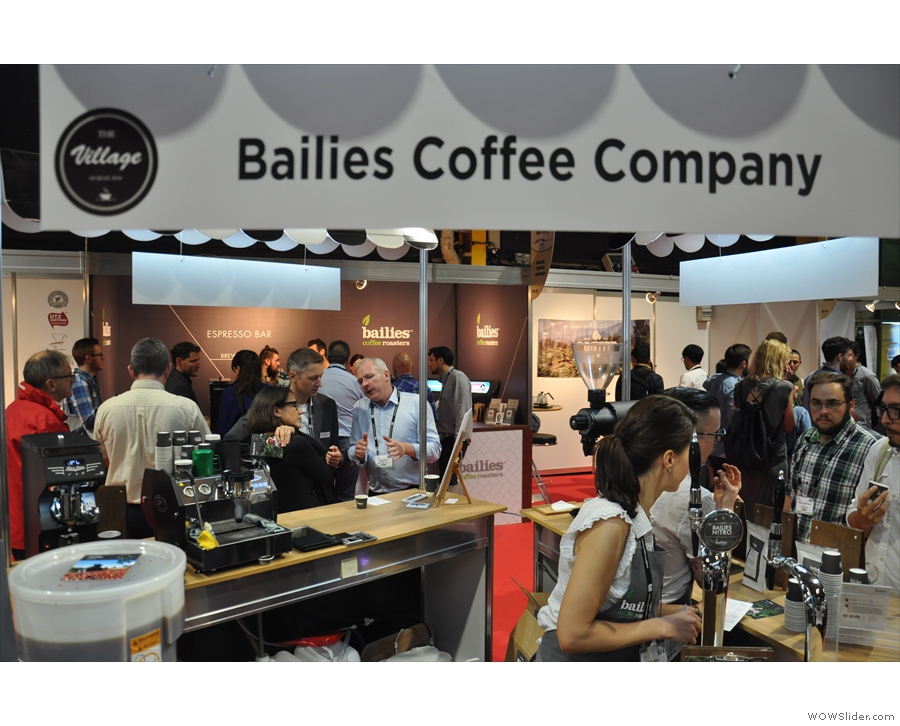 Finally, there was Bailies, from Belfast, who I'd missed at the London Coffee Festival.