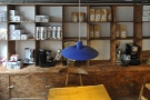 It's another cosy space where the Copenhagen Coffee Lab has its retail shelves.