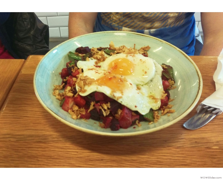Meanwhile, Dan (Cups of Coffee London), had the Beany Hash (no longer on the menu).