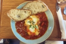 I had one of my all-time favourites: Shakshouska, baked eggs with sour dough toast.
