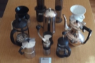 This was my complete collection of filter coffee kit two years ago. There's more now!