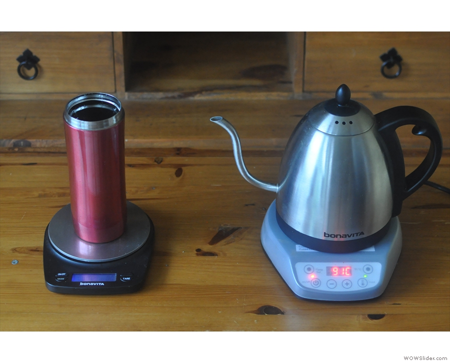 However, I also use them when making my coffee. In this case, my Espro Travel Press.