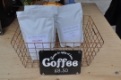 The coffee is from the Old Spike Roastery. There are even retail bags for you to take home.