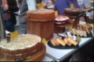 Some of the many cakes on display. These are from the Handmade Cake Company.