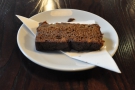 ... and a slice of the poached pear and ginger cake from Cakesmiths.