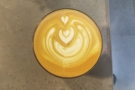 ... and more excellent latte-art. Store Street does have its own cups, by the way...