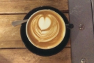 Nice latte art.