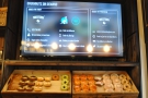 If you wait for a bit, the menu display changes, as do the doughnuts!