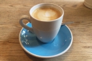 My flat white from my second visit...