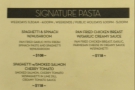 Meanwhile, from lunchtime onwards, the signature dishes are also available.