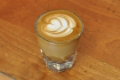 This cortado, by the way, was not for me; the manager was having it.