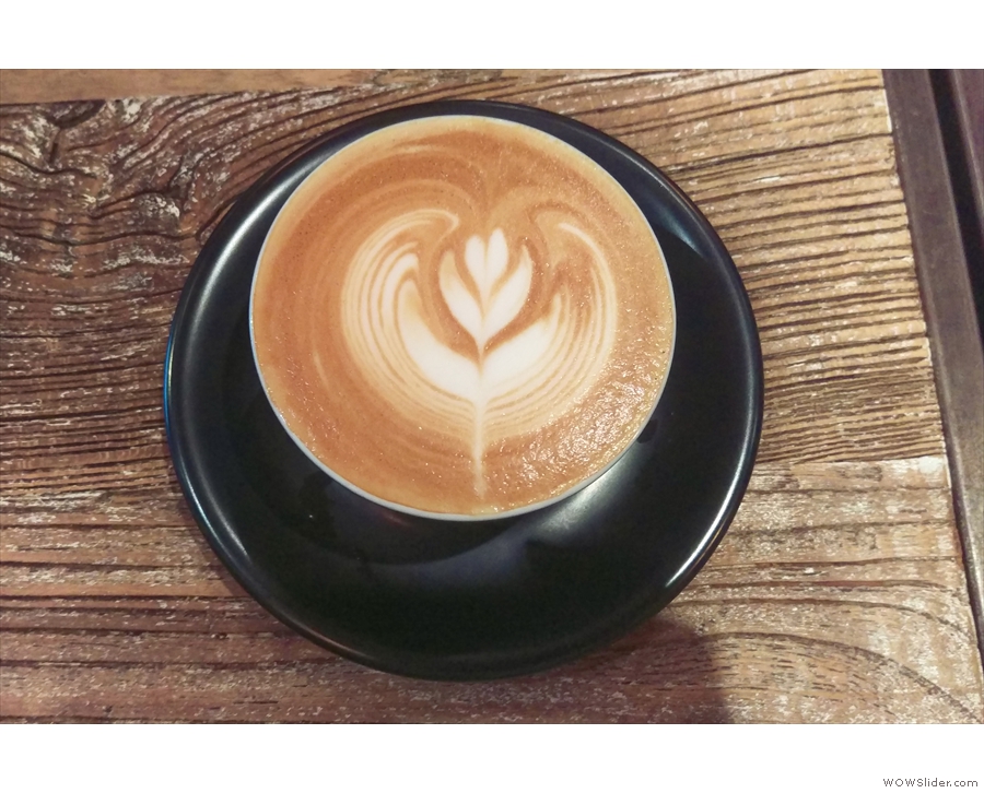 Great latte art!