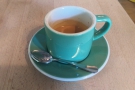 I tried the guest espresso, a single-origin Kochere from Ethiopia.