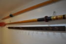 More family memorabilia. An oar from a Cambridge eight rowing team.