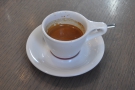 ... which produced this shot of the classic Black Cat espresso blend.