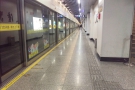One advantage of being up before 6 am is that you have Shanghai's metro to yourself!