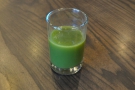 After some confusion over what coffee was on, I was offered a glass of green to compensate.