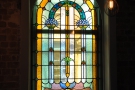 One of the windows in detail.