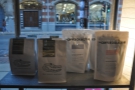 Some of the filter options from the retail shelf: Man vs Machine (Munich) & Coffee Collective.