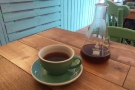 ... which I paired with a syphon of the guest filter, a Nicaraguan from Ancoats Coffee Co.