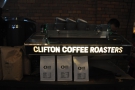 As ever, Clifton had brought along its lovely Kees van der Westen espresso machine.