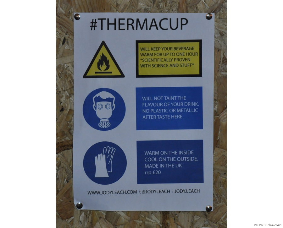 As the name suggests, the Therma Cup keeps its contents warmer for longer.