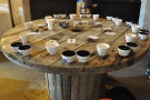 There were eight coffees in all, four from Panama and four from the Philippines.