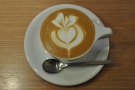 I was particularly taken with the latte art...