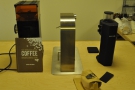 ... and a filter-station, complete with grinder, water boiler and Marco SP9.