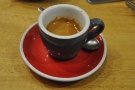 ... while this is an espresso, both from my visit in 2014.