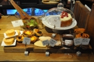 The copious cake display, seen here in 2014...