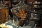 ... as well as a selection of biscotti in jars on the top of the counter.
