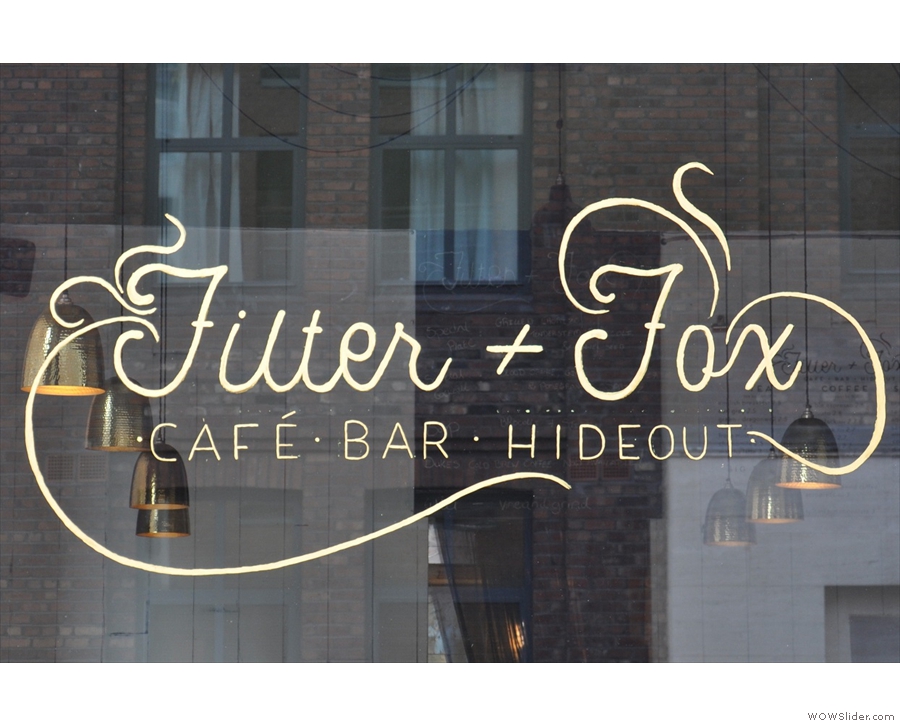 Liverpool's Filter + Fox, great coffee, great setting and fantastic lights.