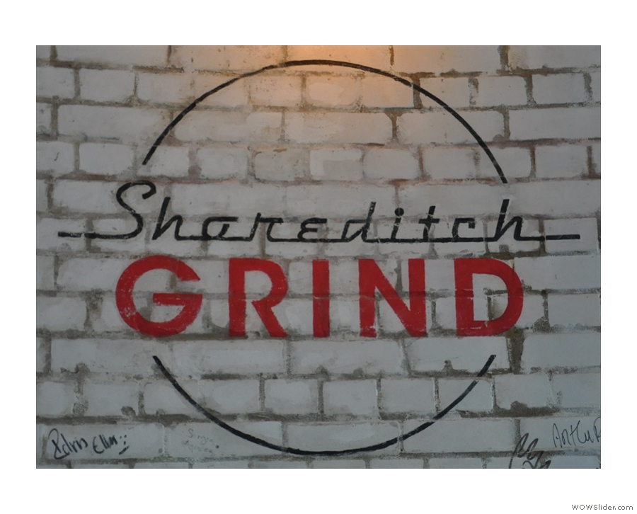 The original of the Grind chain, Shoreditch Grind sets the (lighting) standard for the rest.